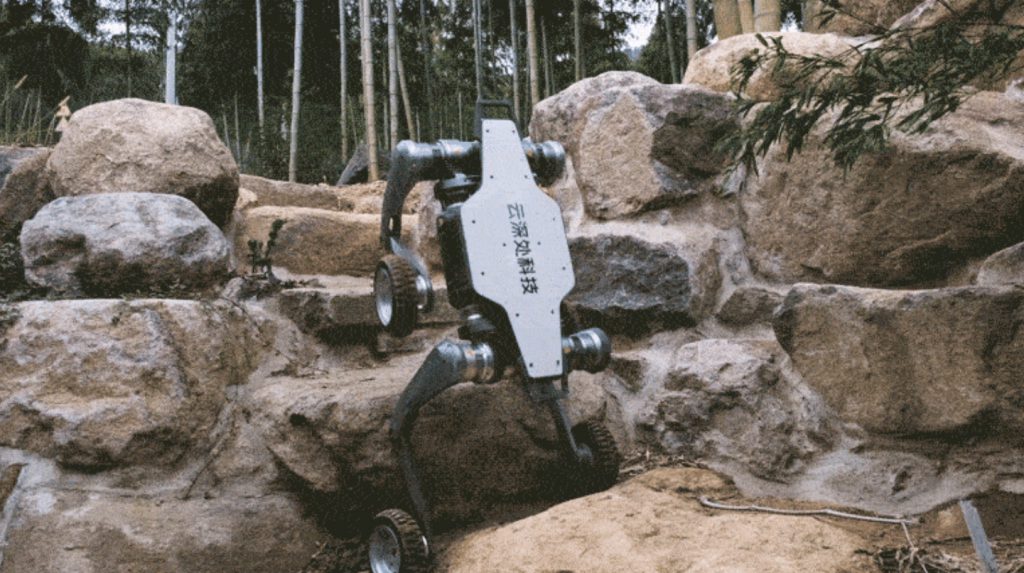 Yunshen Technology's "Mountain Cat" all terrain robot Yunshen Technology's "Mountain Cat" all terrain robot
